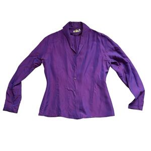 Calvin Klein Purple Button Down Shirt